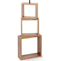 Lux.pro Staande lamp 'Mansfield', 1 x E27, crème kleur