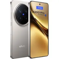 Vivo X200 Pro, 16+512GB, 17,2 cm (6,78 inch), 16 GB RAM, 512 GB opslag, 50 MP camera, Android 15, titanium