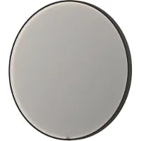 Ink Spiegel SP24 120x4x120 cm incl. direct LED-Verlichting Rondom en Spiegelverwarming Mat Zwart