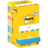 Post-It Notes Energetic | 100 vel | ft 76 x 76 mm | 8 + 4 GRATIS
