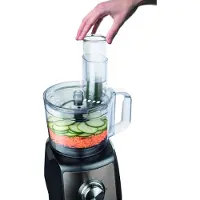 Black & Decker - BXFPA1200E - Keukenmachine 1.200 W - Karaf 1,5L - 2 Snelheden/Turbofunctie - 8 Accessoires - Roestvrijstalen Afwerking - Anti-vingerafdruk - BPA-vrij