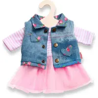 Heless Poppenjurk Met Giletje Voor Pop Van 35-45 Cm