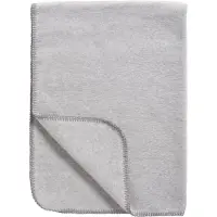Meyco Baby Uni wiegdeken - geweven - grey melange - 75x100cm - 1.0 TOG