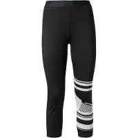Vaude - Women's Monviso Wool 3/4 Tights - Merino-ondergoed 34, zwart