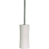 MSV Wc-borstel Met Houder Jaipur - Kunststof - Wit