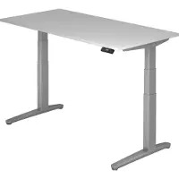 Hjh OFFICE PRO XBHM 16 SS - Grijs 160 x 80 Tafelhoogte I Elektrisch in hoogte verstelbaar