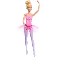 Barbie Ballerinapop - Met roze tutu - 32,5 cm - Barbiepop