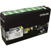 Lexmark Toner C734A1YG Geel