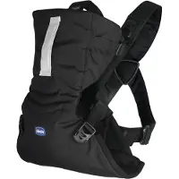 Chicco EasyFit ergonomische babydrager - draagzak vanaf de geboorte tot 9 kg - IHDI heupvriendelijk - 2 draagstanden - Black Night