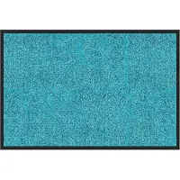 Floordirekt Deurmat - Droogloopmat - Schoonloopmat - Rhine - Turquoise - 90 x 120 cm