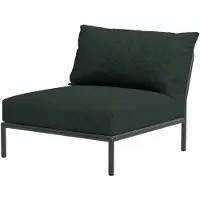 Houe Loungeset Module Level 2 Chair Frame Dark Grey Cushion Alpine