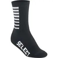 Select Voetbalkousen Striped Kort - Zwart/Wit