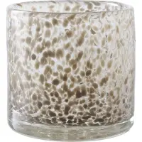 House Nordic Windlicht - glas, bruin ø12 x 11,5 cm