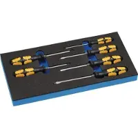 Wera Gereedschapsmodule | 6-delig 1/3-module | sleuf / PH | Sleuf+PH 6kt aanzet | 1 stuk - S4000871286