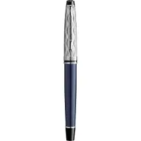 Waterman Expert rollerbalpen | Metaal-blauwe lak met palladium detail | Gebeitelde dop | met geschenkdoos
