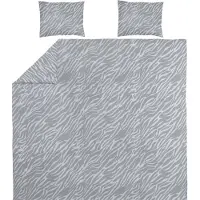 Meyco Zebra dekbedovertrek + kussenslopen - 240x200/220 cm - Grijs