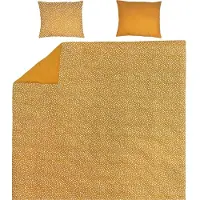 Meyco Cheetah/Uni dekbedovertrek + kussenslopen - 240x200/220 cm - Honey Gold