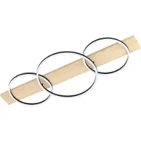 Eglo Plafondlamp Boyal 3L - led - met houtlook