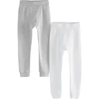 Next Leggings grijs gemêleerd / wit