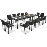 BICA Dining tuinset Oslo/Victoria 14 antraciet