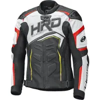 Held Safer II Zwart Wit Rood Leren Motorjas Maat 98