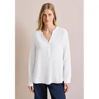 Cecil Dames Blouse in effen kleur in Wit, Gr: XL