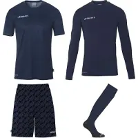 Uhlsport Progressive Keeperstenue Pack Donkerblauw