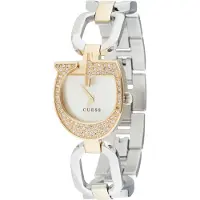 GUESS Analoog horloge 'Gia' goud / zilver / transparant