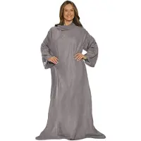 Snuggie Original - Blanket Fleece - met mouwen - grijs