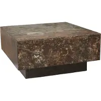Jakobsdals Vintage Salontafel 80x80 Cm - Salontafels Ijzer Brown - N882451-77