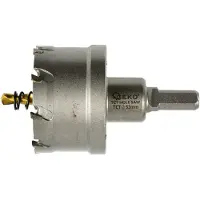 GEKO Tungsten carbide gatenzaag - 53 mm - titanium boor - hoge precisie