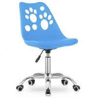 Viking Choice PRINT - Bureaustoel kind - in hoogte verstelbaar - blauw