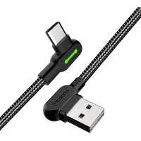 Mcdodo USB to USB-C cable CA-5280 LED, 0.5m (black)