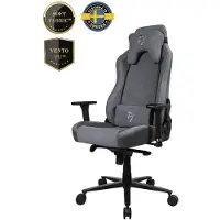 AROZZI Vernazza Vento Gamingstoel - Stof - Kunstleer - Asgrijs