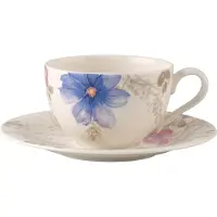 Villeroy & Boch Mariefleur Ontbijtkop Met Schotel - Koffiekopjes Porselein - 1041041230