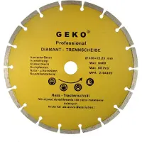 GEKO Diamant-Segment-Trennscheibe, 230x8x22mm