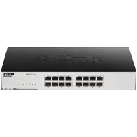 D-Link GO-SW-16G/E Easy Desktop Gigabit-switch met 16 poorten (1000 Mbit/s, Auto MDI/MDIX, automatische onderhandeling)