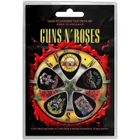 Guns n' Roses - Bullet Logo Plectrum - Set van 5 - Multicolours
