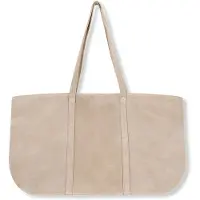 Manfield Beige suède shopper | Maat Onesize
