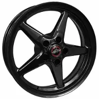 Race Star 92 Drag Star Bracket Racer 17x9.5 5x115BC 6.125BS Gloss Black Wheel