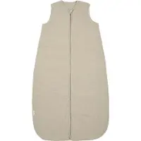 Meyco Baby Uni Baby Slaapzak Gevoerd - Pre-washed Hydrofiel - Sand - 90cm - 2.0 TOG