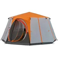 Coleman TENTE FAMILIALE 8 PERSONNES CORTES OCTAGON 8 - 2 chambres - imperméable 2000mm - toile anti-uv