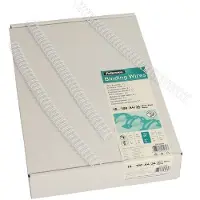 Fellowes metalen draadrug 10 mm wit (100 stuks)