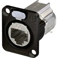Neutrik NE8FDX-Y6-B RJ45-dataconnector etherCON D-serie NE8FDX-Y6-B Bus, recht Aantal polen: 8P8C Aantal polen (sensoren) 8P8C Zwart 1 stuk(s)