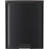 Curver Decobin 26+26L Duo prullenbak zwart