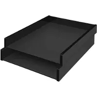 Wedo Brievenbak Black Office, zwart gematteerd en glanzend