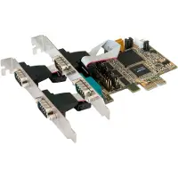 EXSYS EX-44064 PCI Express x1 kaart 4x serieel RS-232