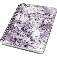 Sigel spiraal notitieboek - Jolie - hardcover - A5 - 120 pagina's - dots - 100 grams papier - Violet Marble - SI-JN606
