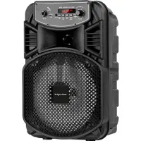 Krüger&Matz Music Box zwarte luidspreker (Oplaadbare batterij), Bluetooth luidspreker, Zwart