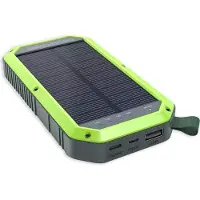 Ultron 405379 Powerbank PB-10000 Solar, 10000 mAh, USB C, QI